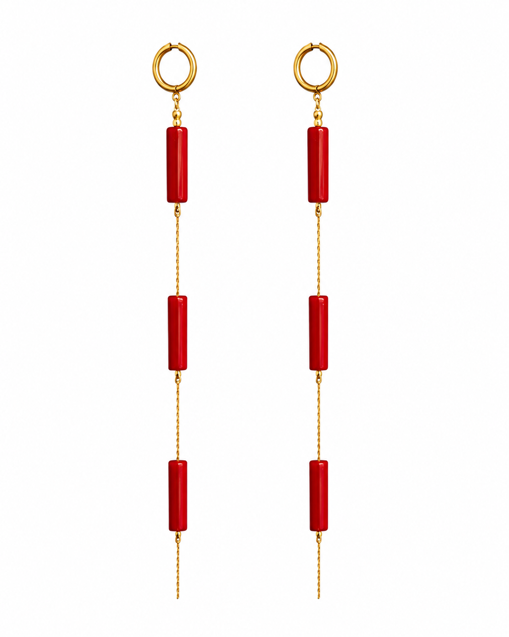 Pendientes Ibiza Rojos