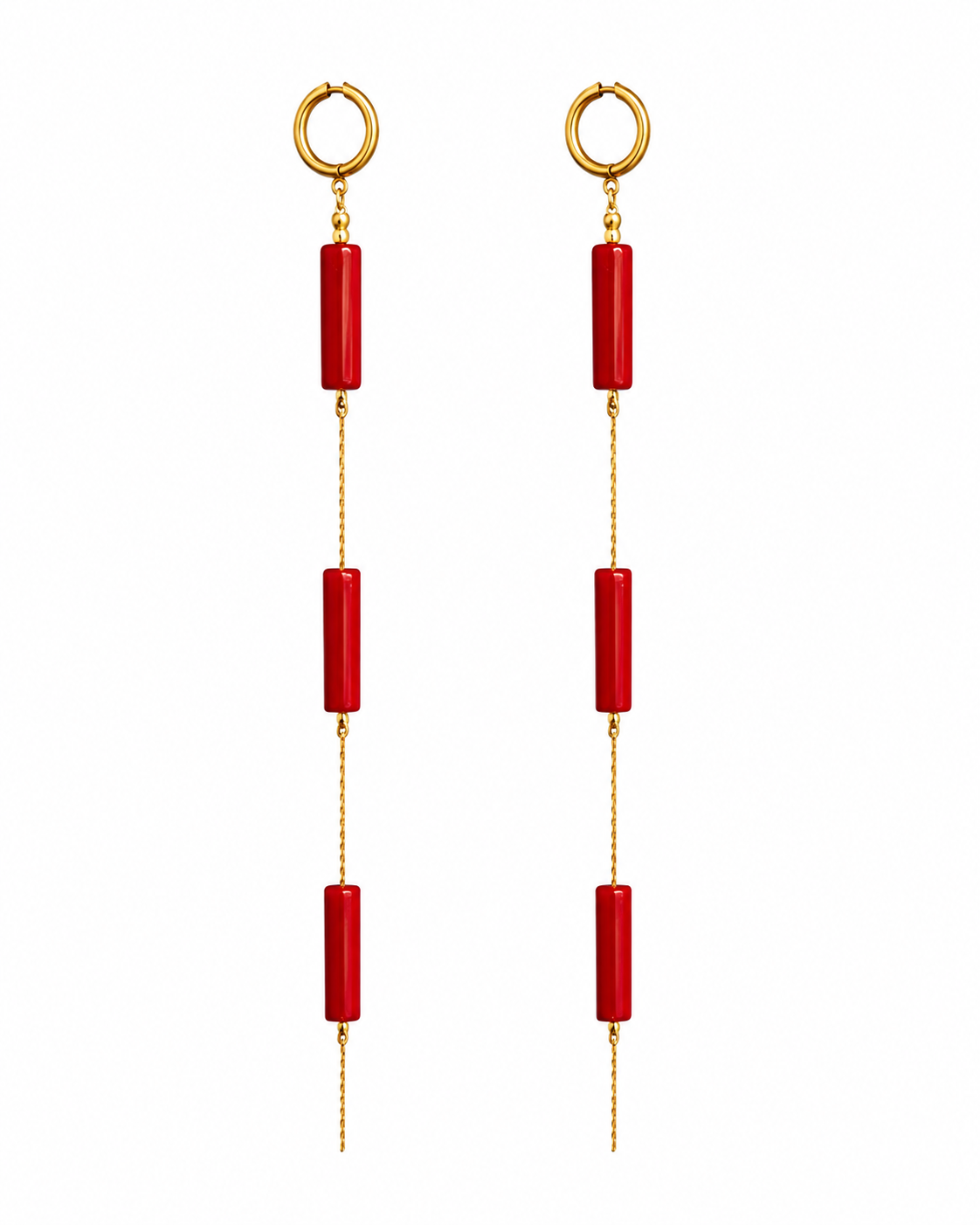 Pendientes Ibiza Rojos