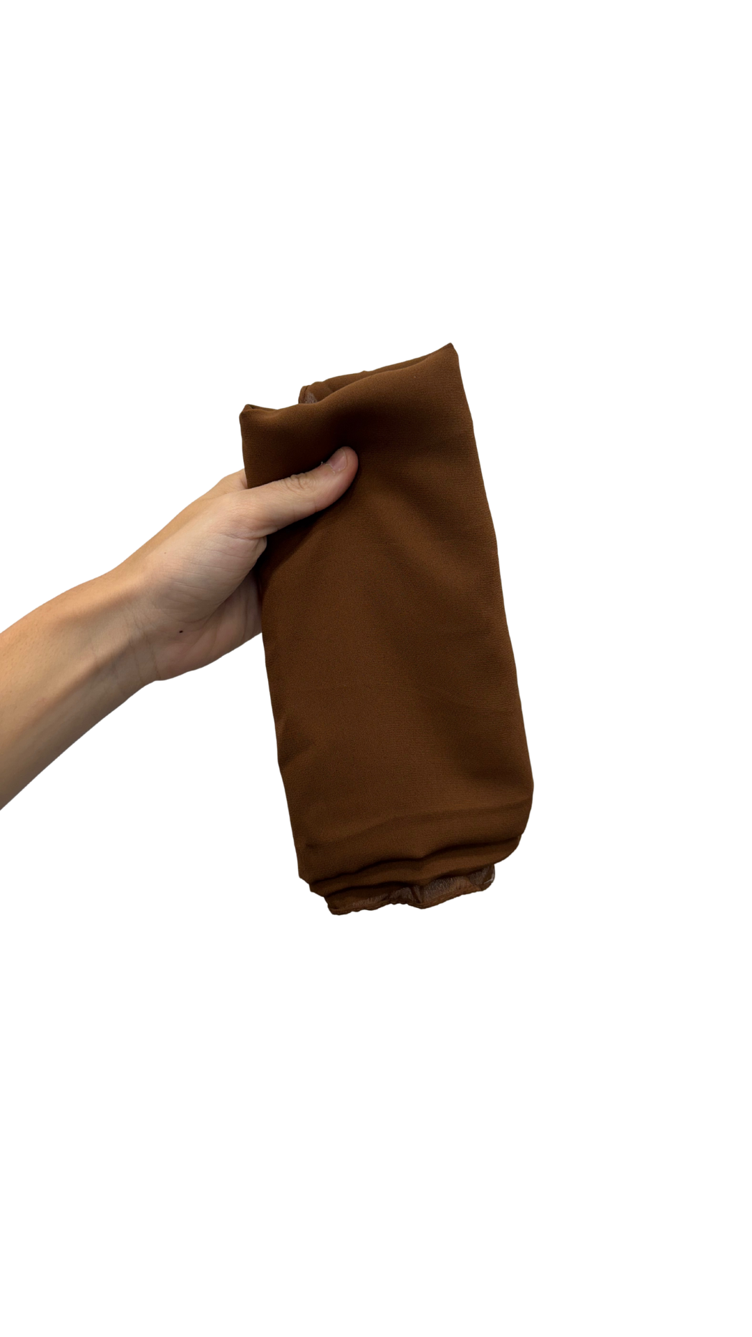 Chal de crepe - Marrón Caramelo