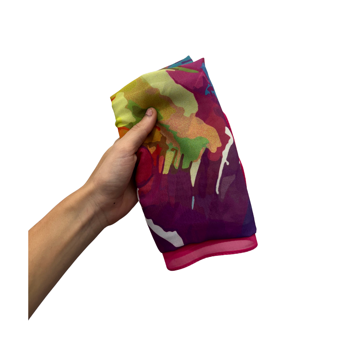 Chal estampado Samos