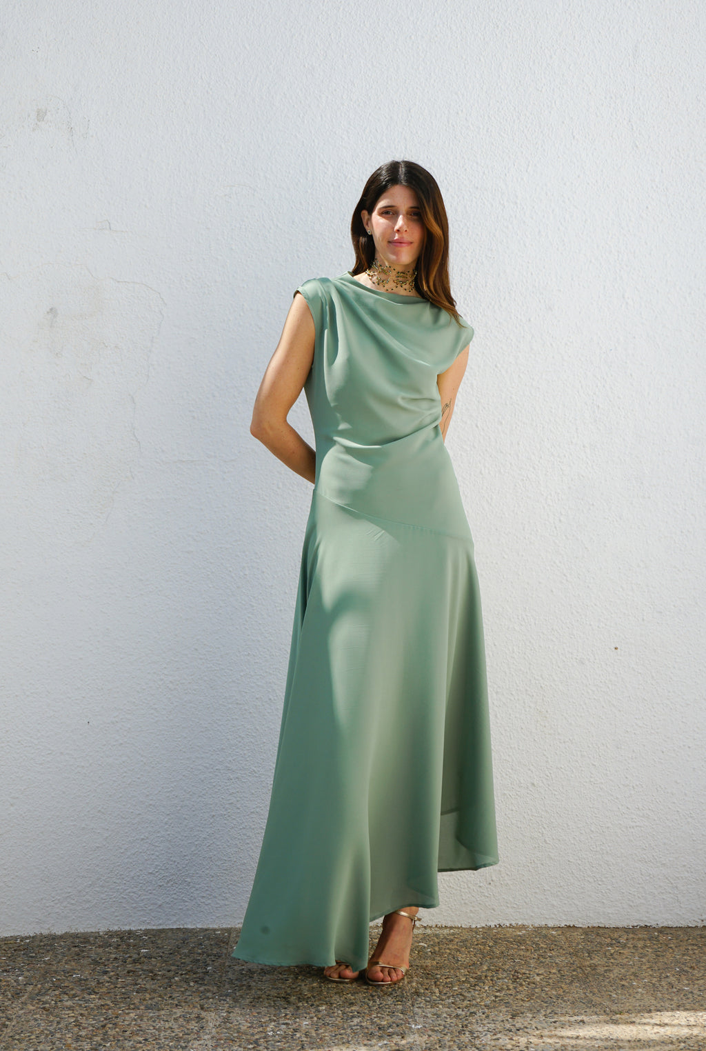 Gargantilha verde Santa Elena