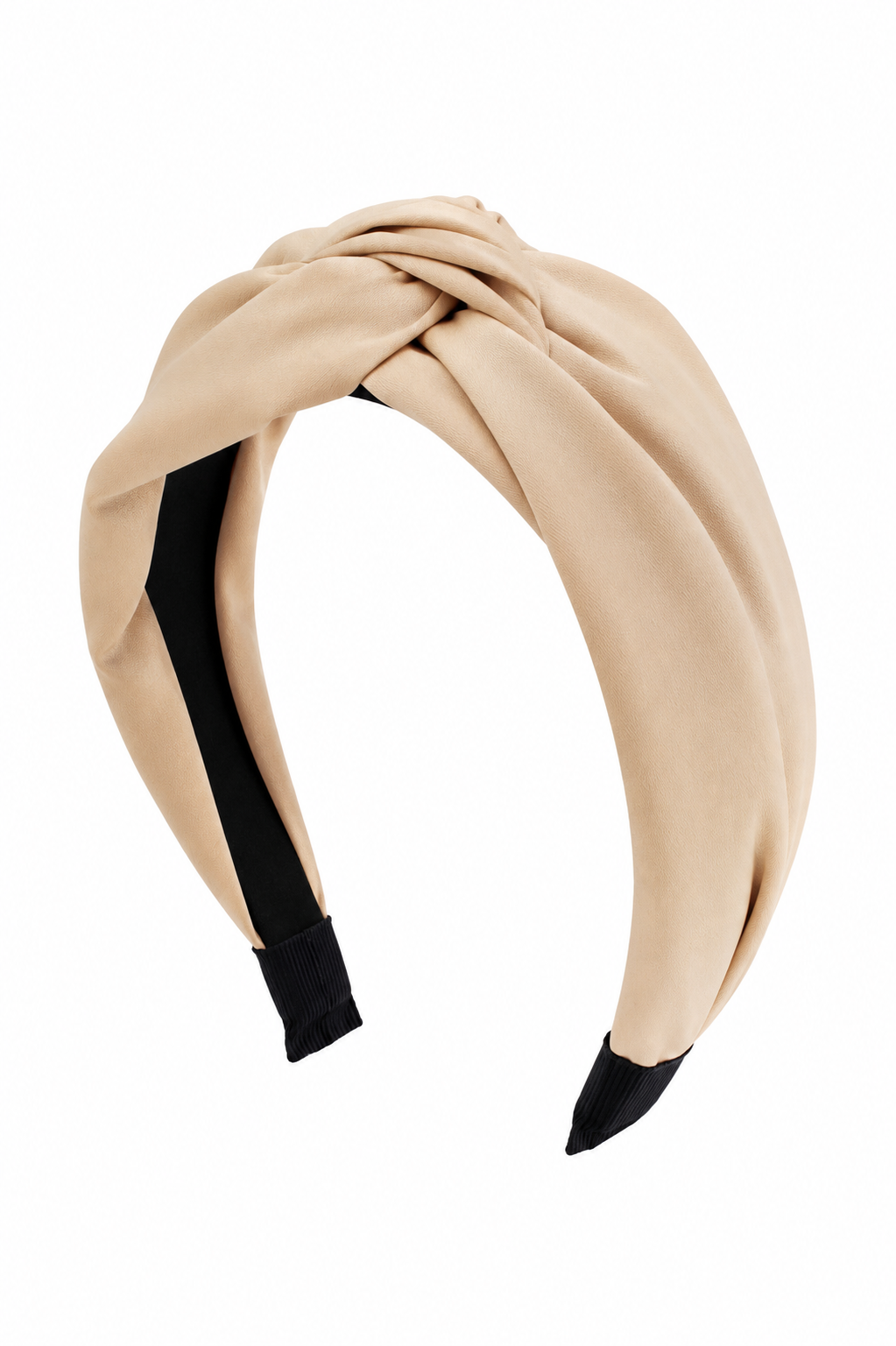 Diadema lazo beige