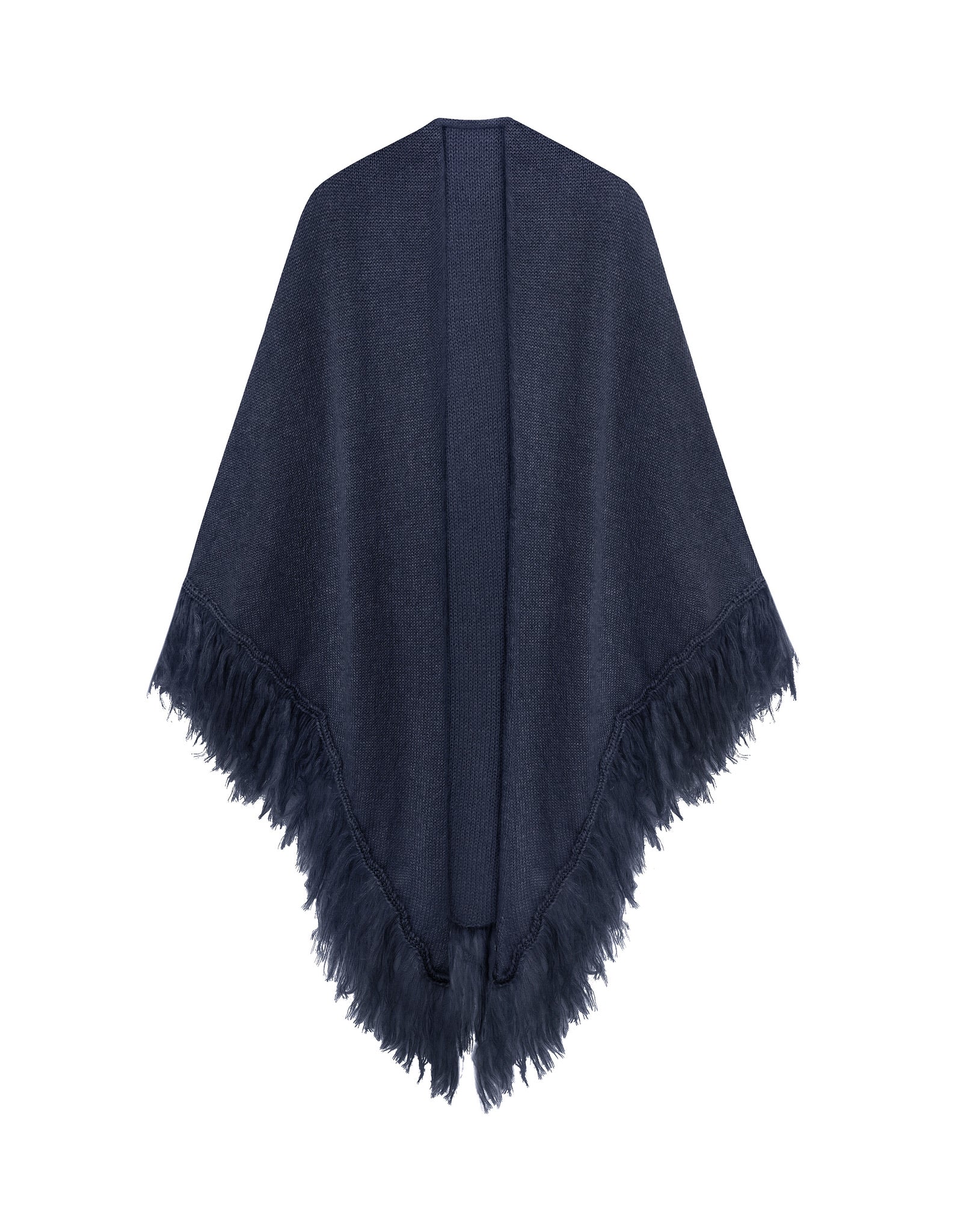 Chal de mohair 100% - Azul Marino