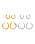 Aros Circle Metallica (XS y M, gold y silver)