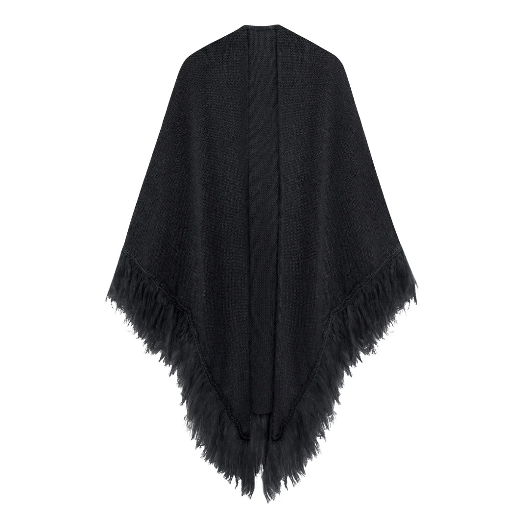 Chal de mohair 100% - Negro