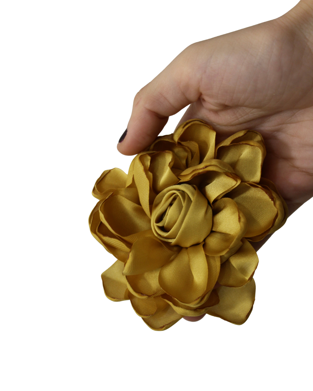 Flor de camélia multiposicional (para o cabelo)