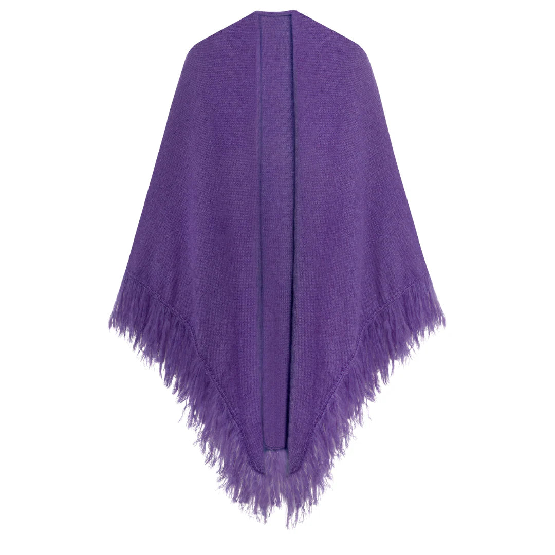 Chal de mohair 100% - Morado