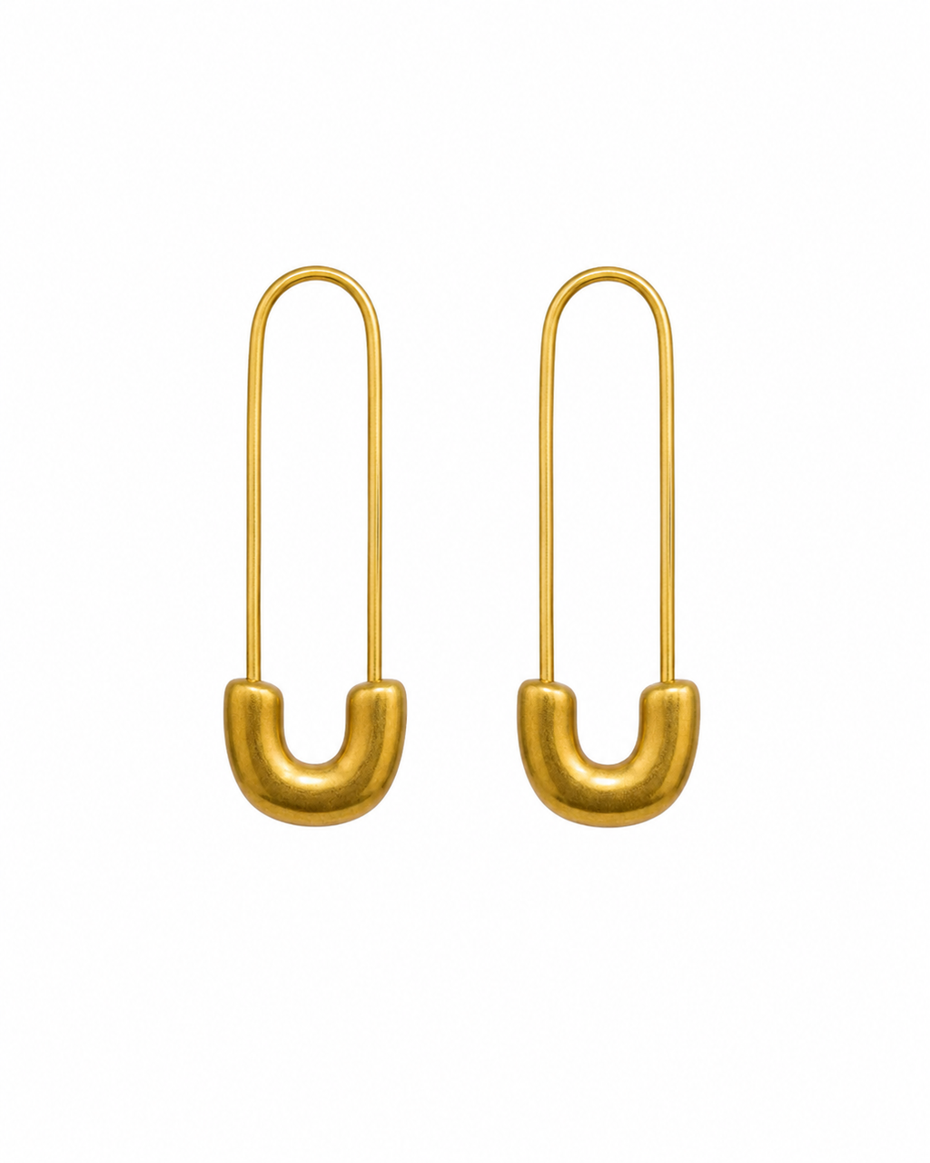 Pendientes Imperdible gold