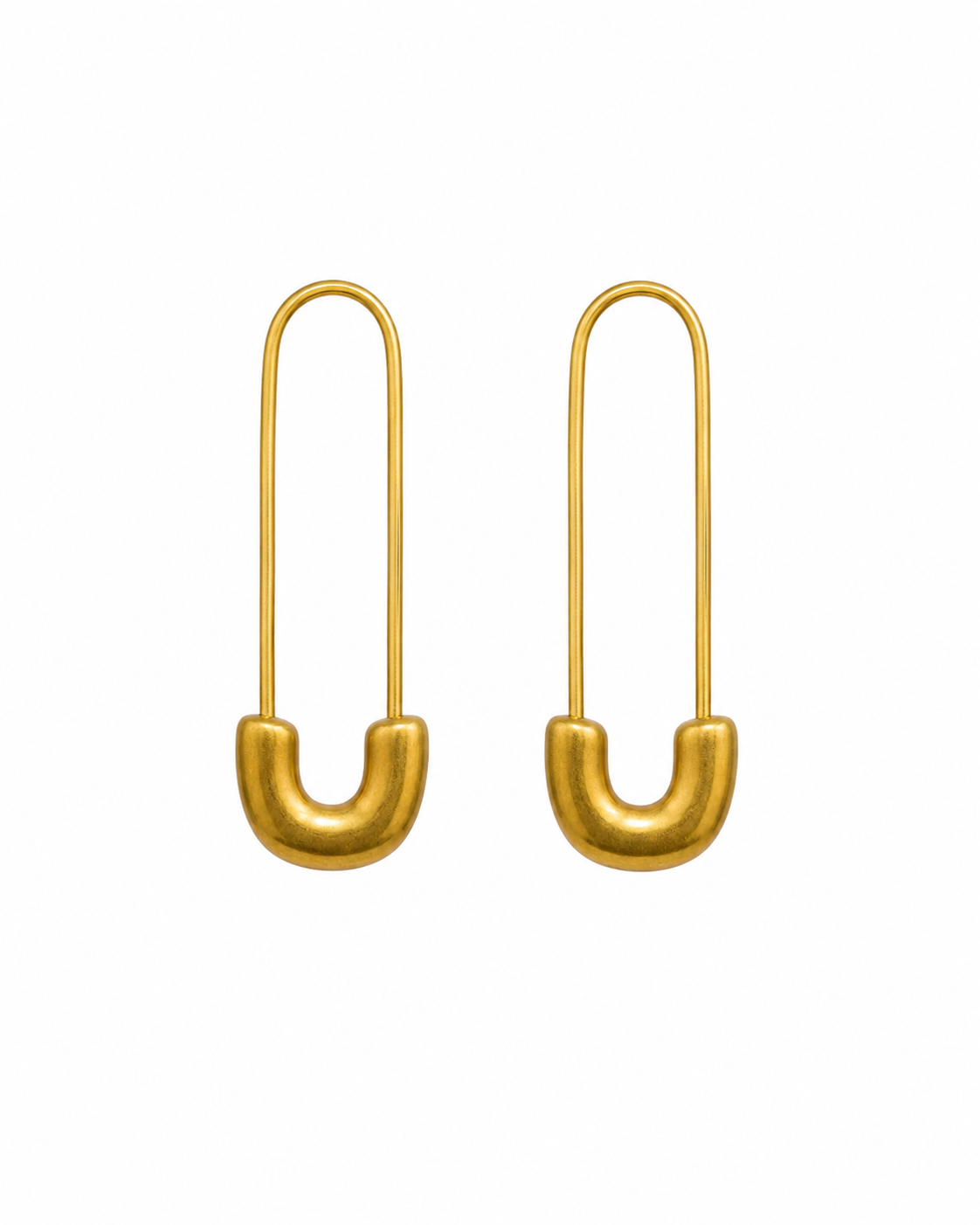 Pendientes Imperdible gold
