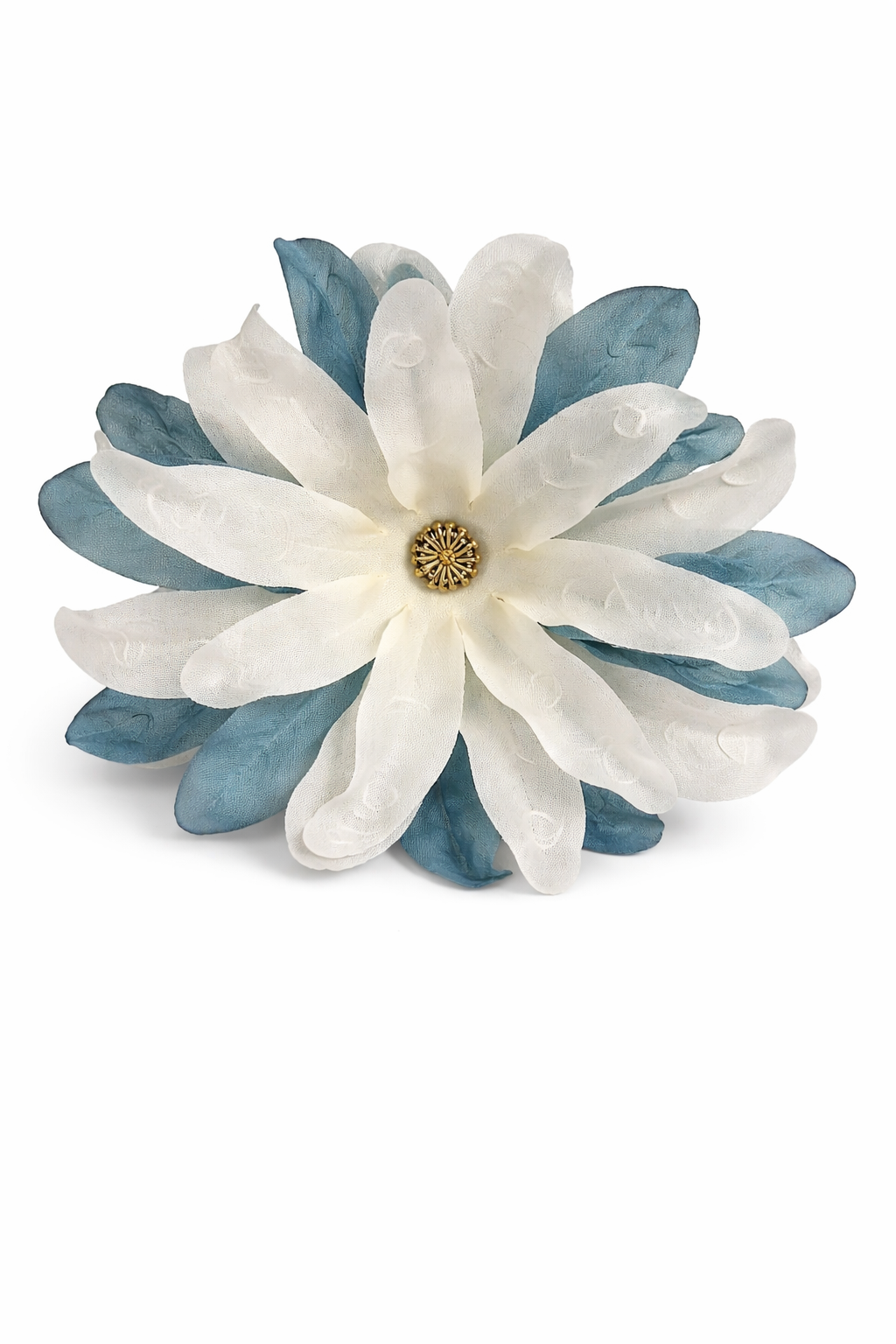 Flor de dália multiusos (para o cabelo ou pregadeira) em várias cores.