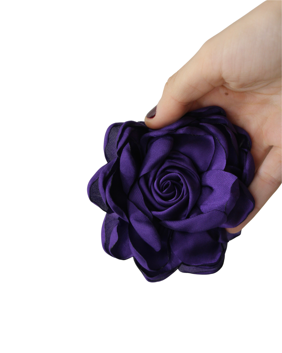 Flor de camélia multiposicional (para o cabelo)