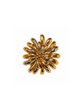 Broche vintage em folha de ouro