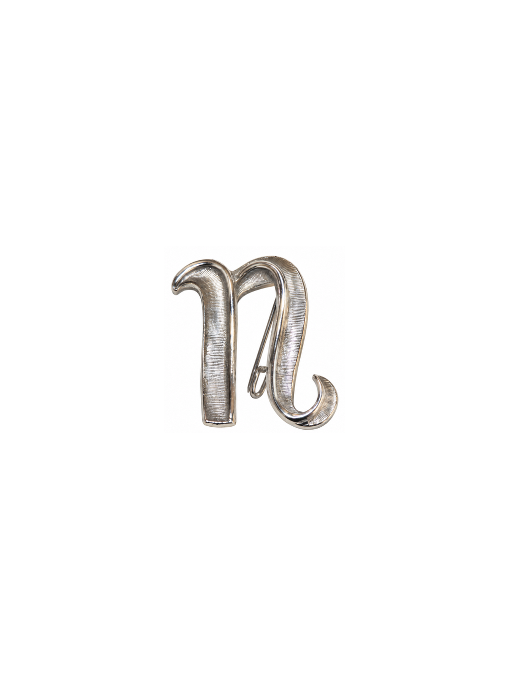 Broche vintage em folha de ouro