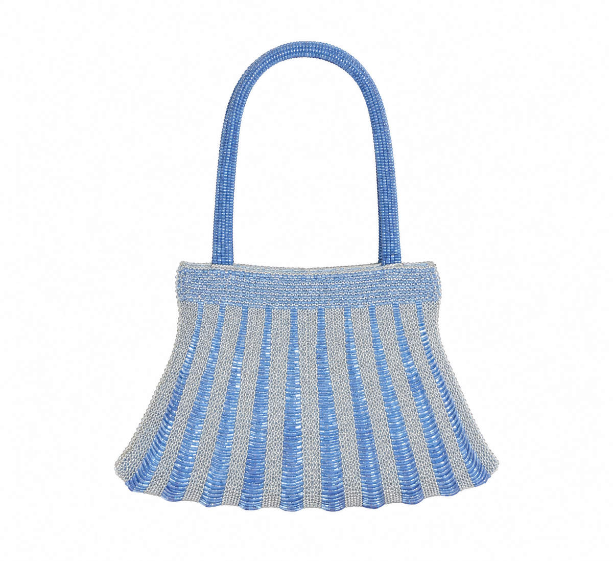 Bolso vintage azul tipo pochette tipo años 20