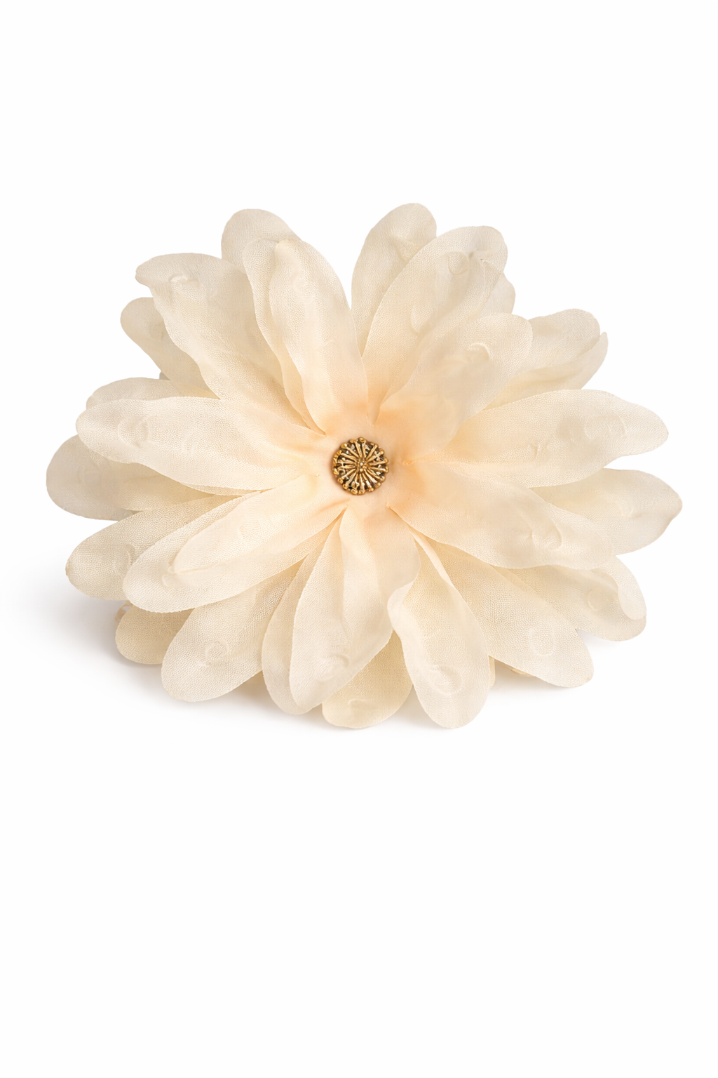 Flor de dália multiusos (para o cabelo ou pregadeira) em várias cores.