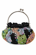 Bolso vintage bombonera con lentejuelas