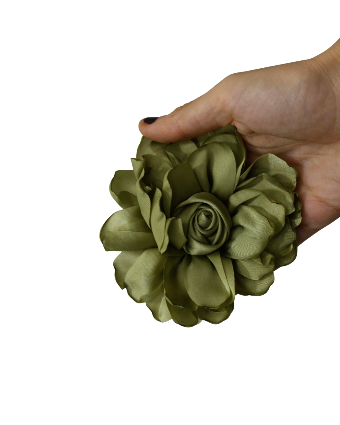 Flor de camélia multiposicional (para o cabelo)