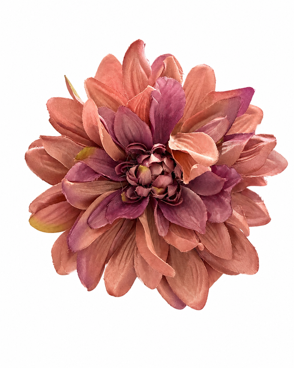 Flor de dália multiusos (para o cabelo ou pregadeira) em várias cores.