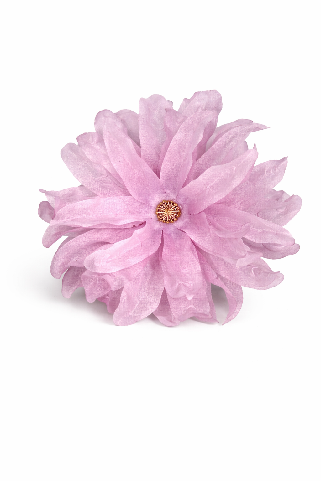 Flor de dália multiusos (para o cabelo ou pregadeira) em várias cores.