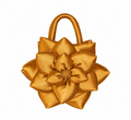 Bolso vintage con forma de flor