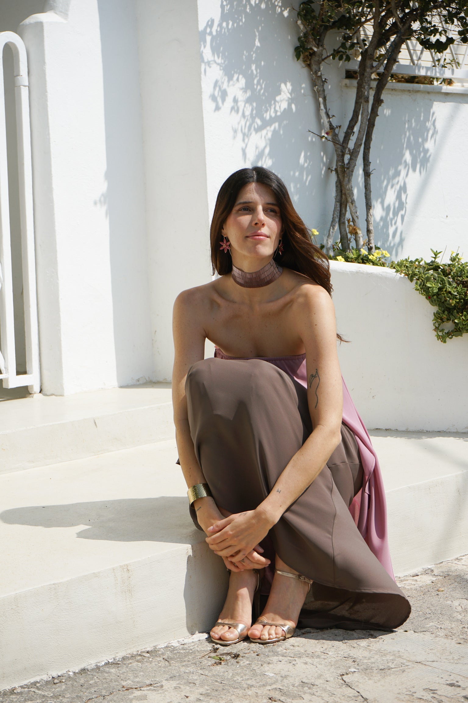 Gargantilla Flash rosa