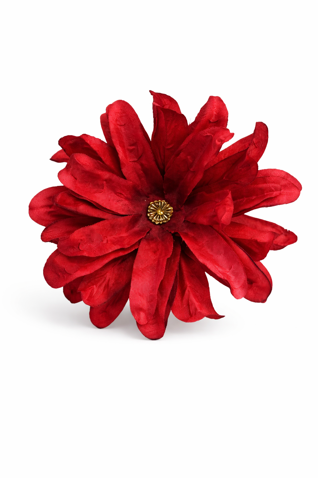Flor de dália multiusos (para o cabelo ou pregadeira) em várias cores.