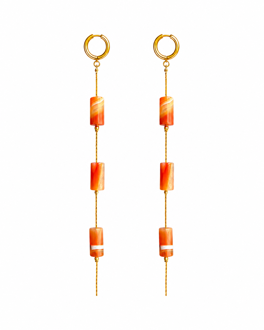 Pendientes Melocotón