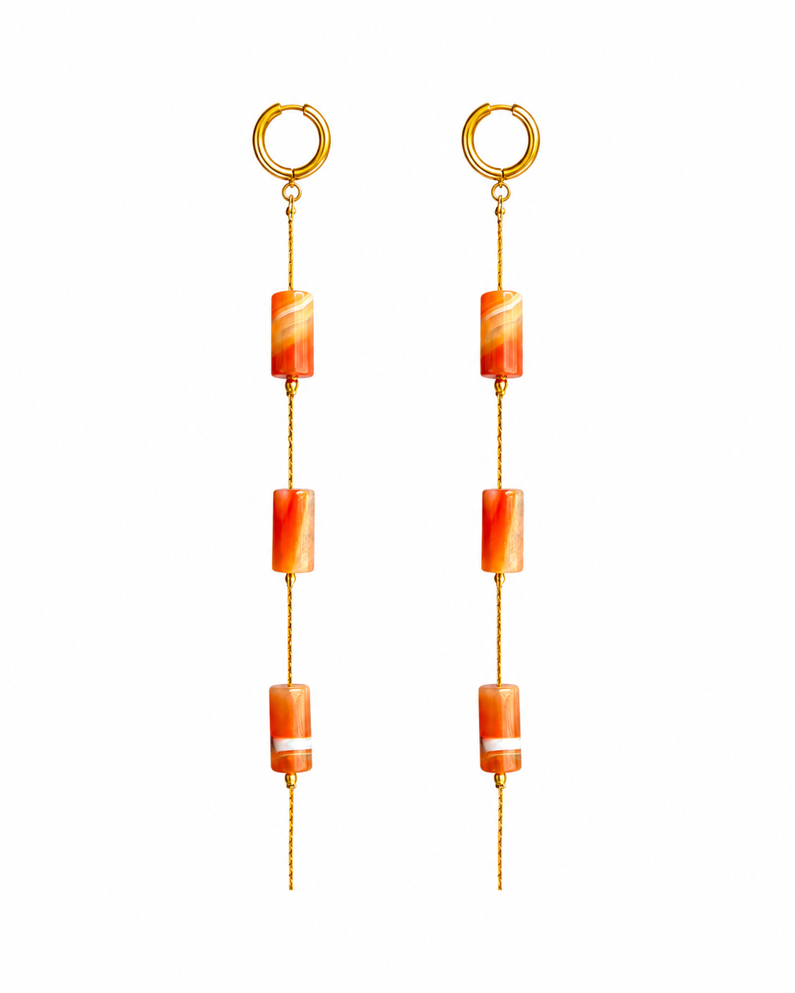 Pendientes Melocotón