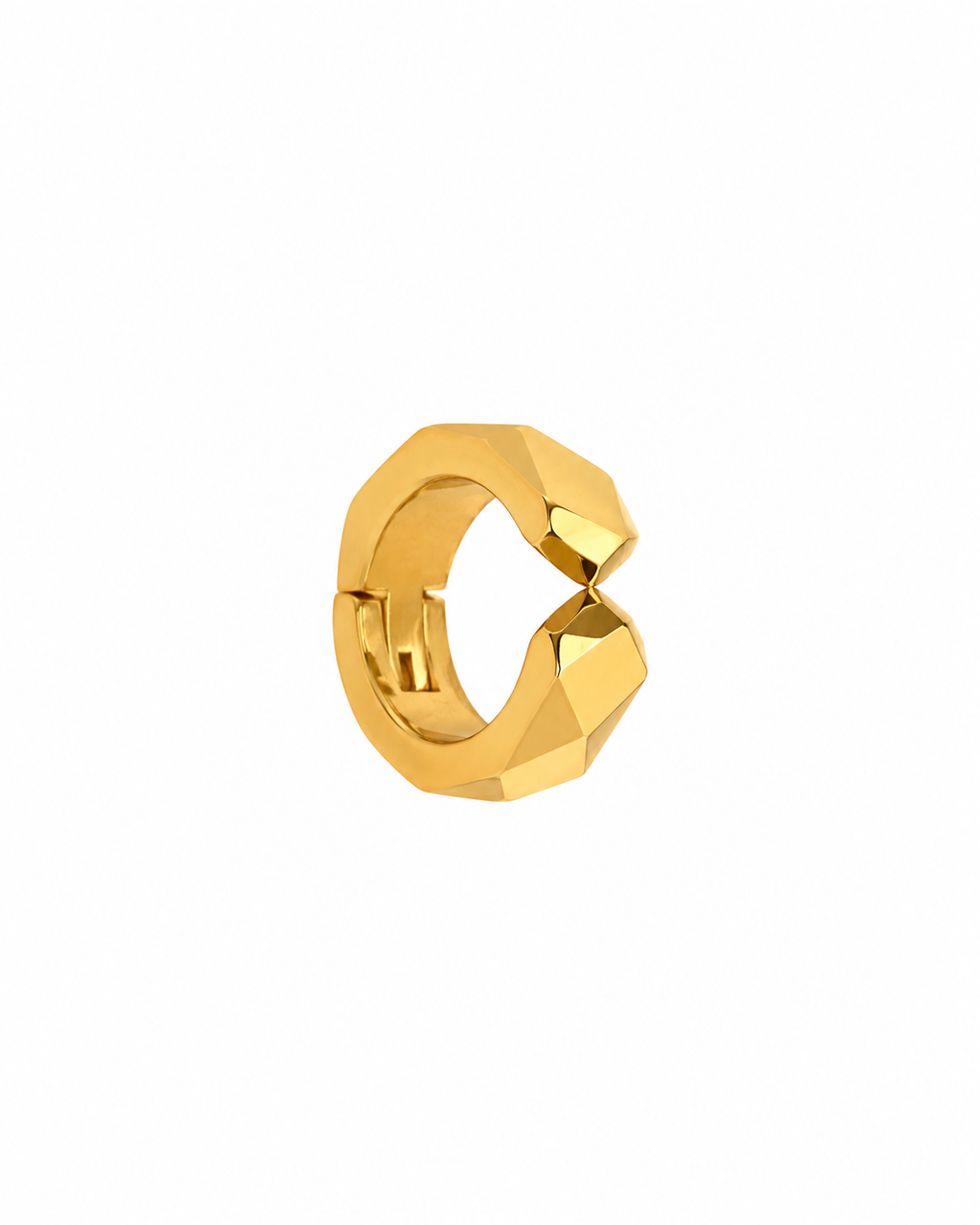 Pendiente Earcuff facetado (unidad)