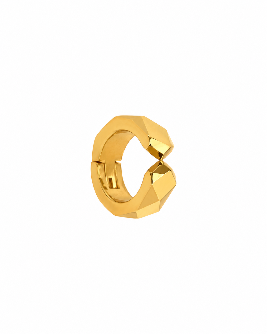 Pendiente Earcuff facetado (unidad)