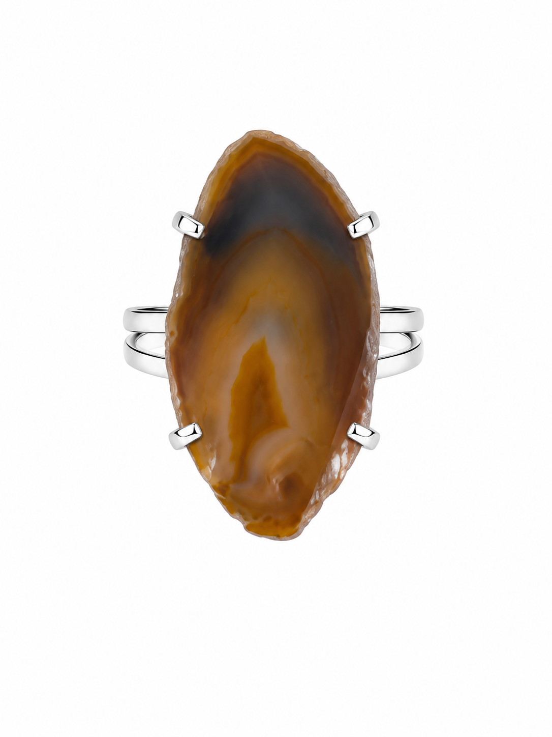 Anillo Ágata - Marrón 01