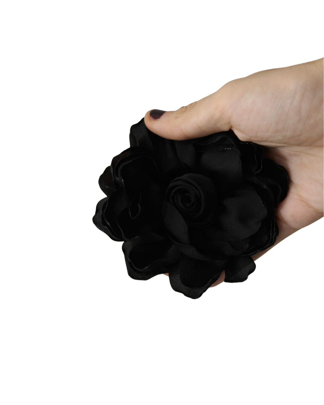 Flor de camélia multiposicional (para o cabelo)