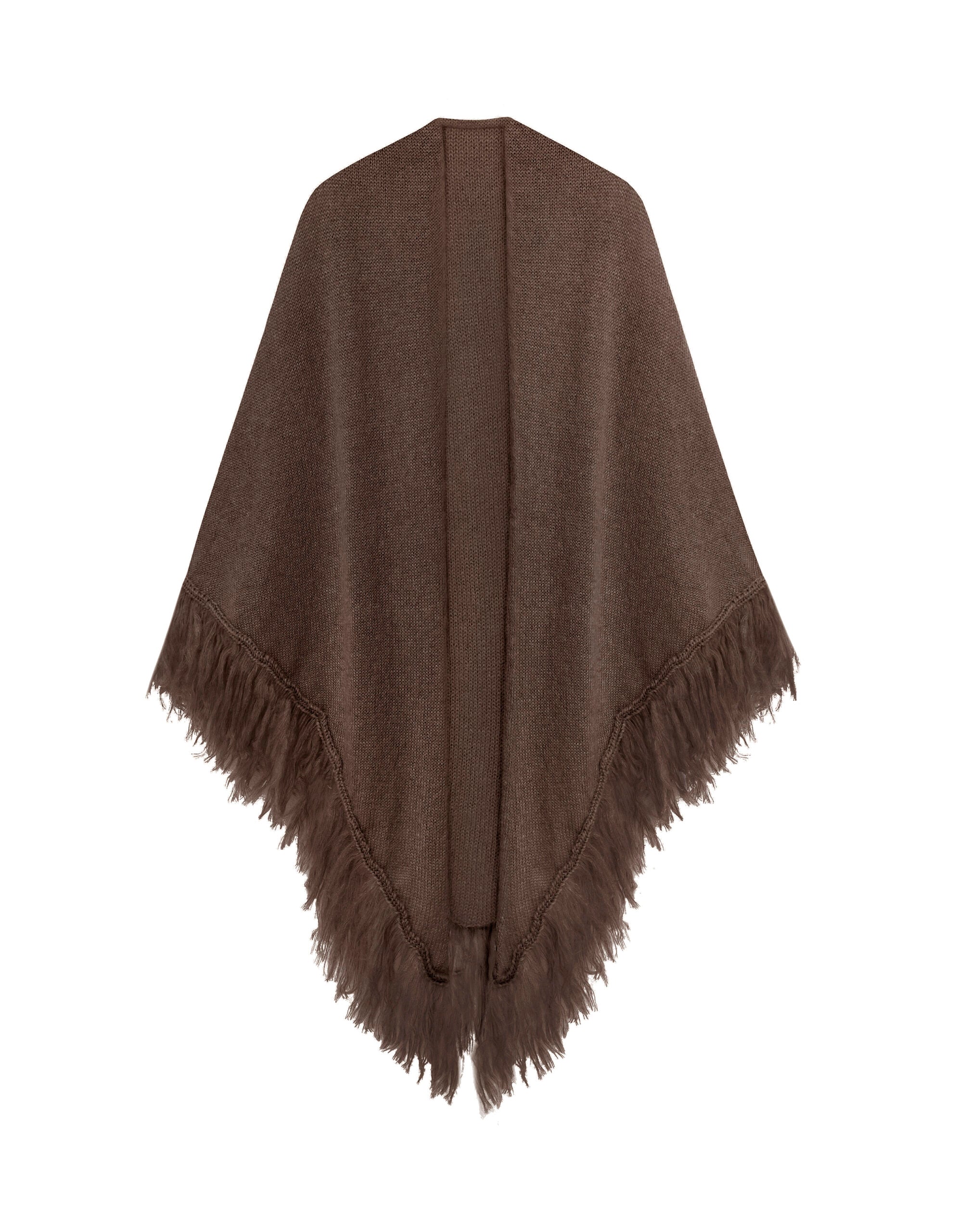 Chal de mohair 100% - Marrón Chocolate