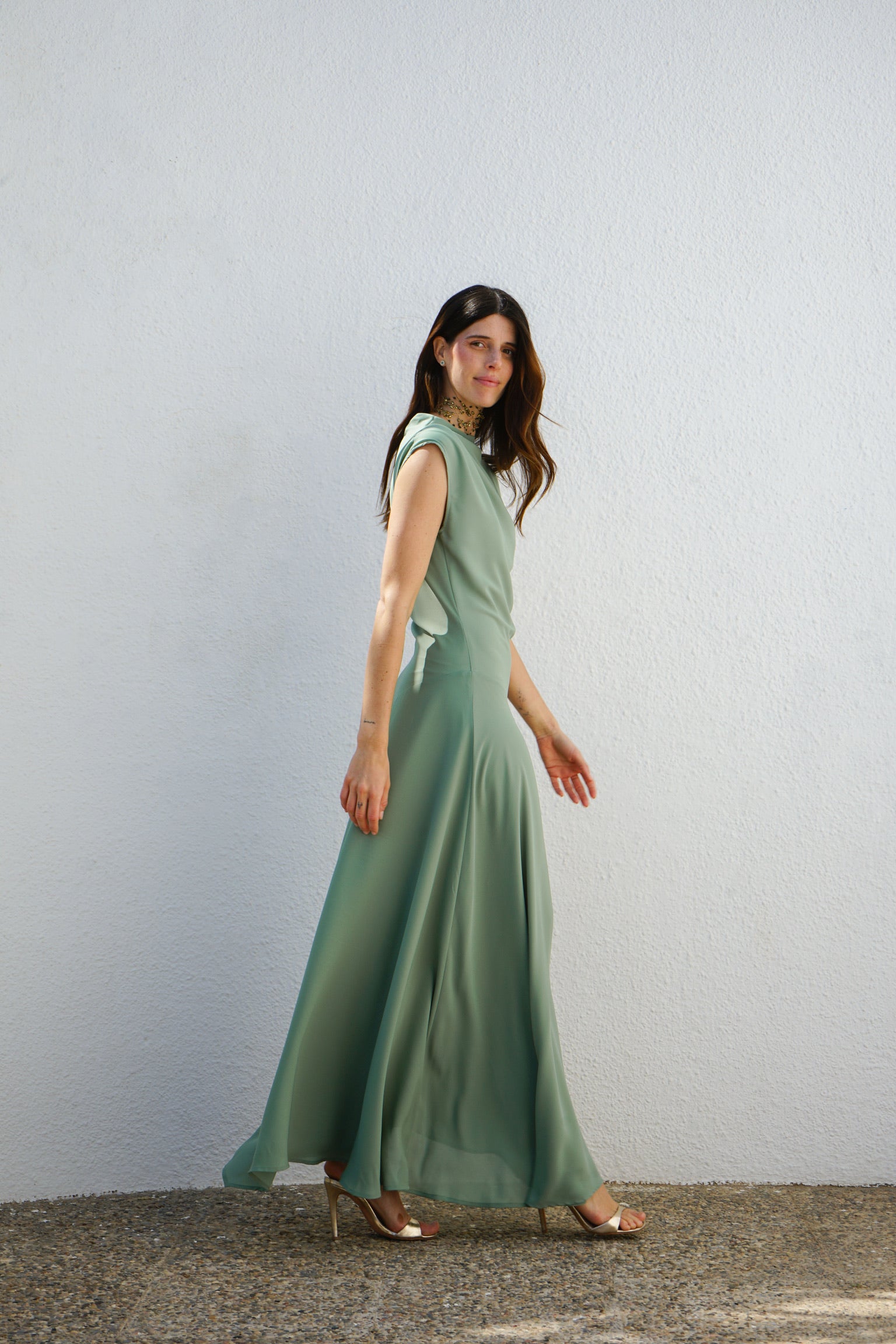 Gargantilha verde Santa Elena