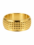 Brazalete vintage esferas punteo gold