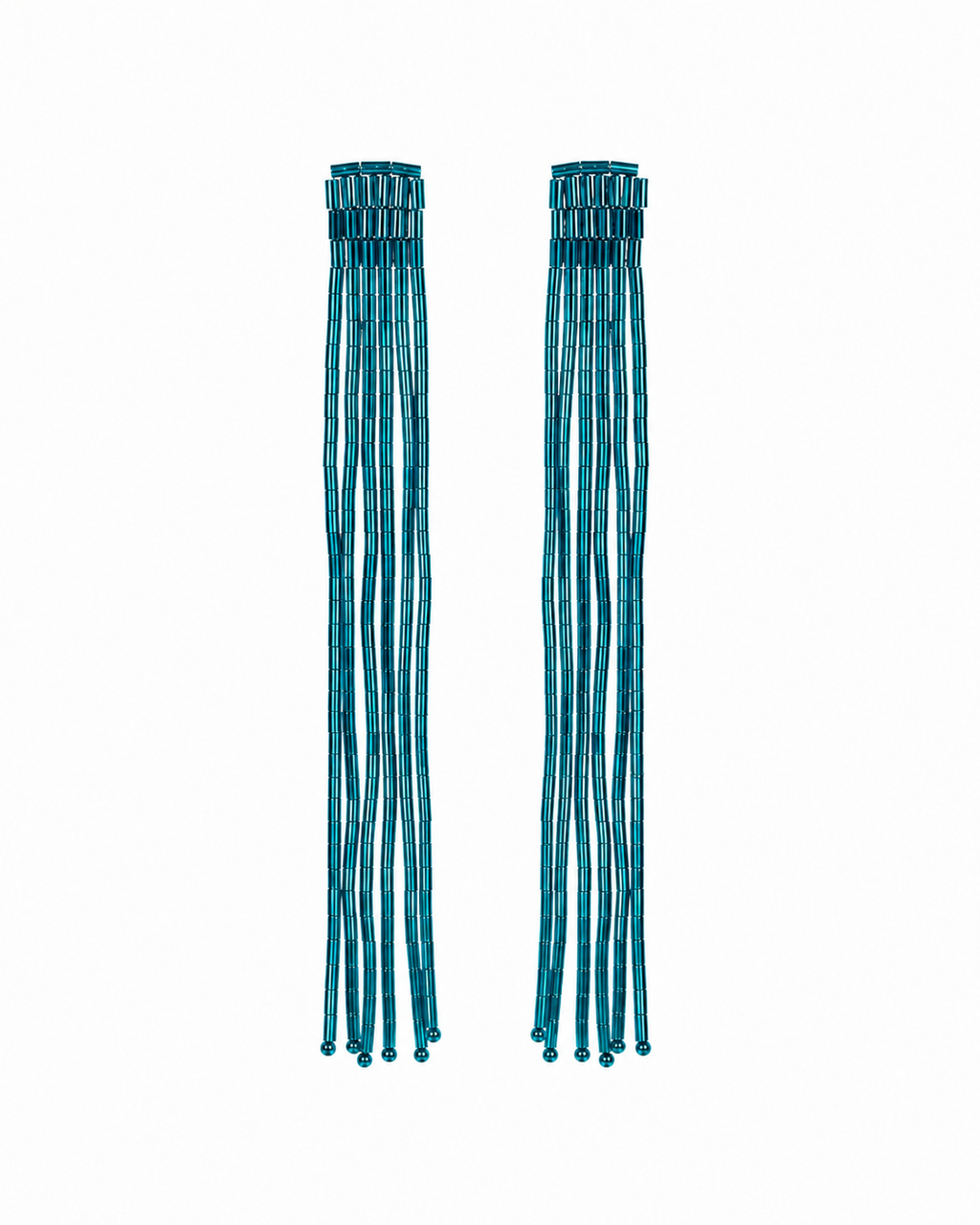 Pendientes Cascada Azul Claro