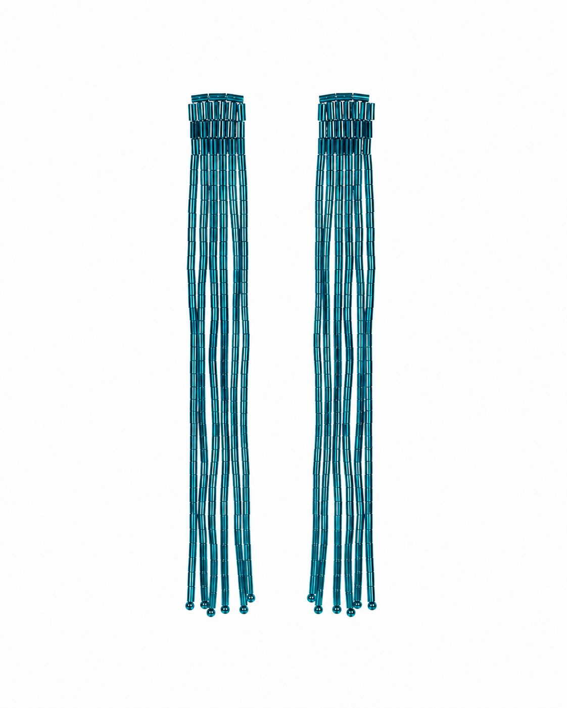 Pendientes Cascada Azul Claro