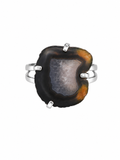 Anillo Ágata - Marrón y Negro 01