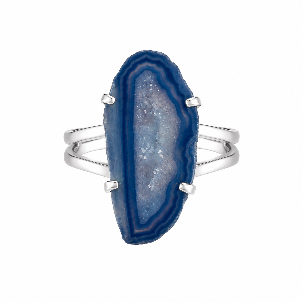 Anillo Ágata - Azul Oscuro 02