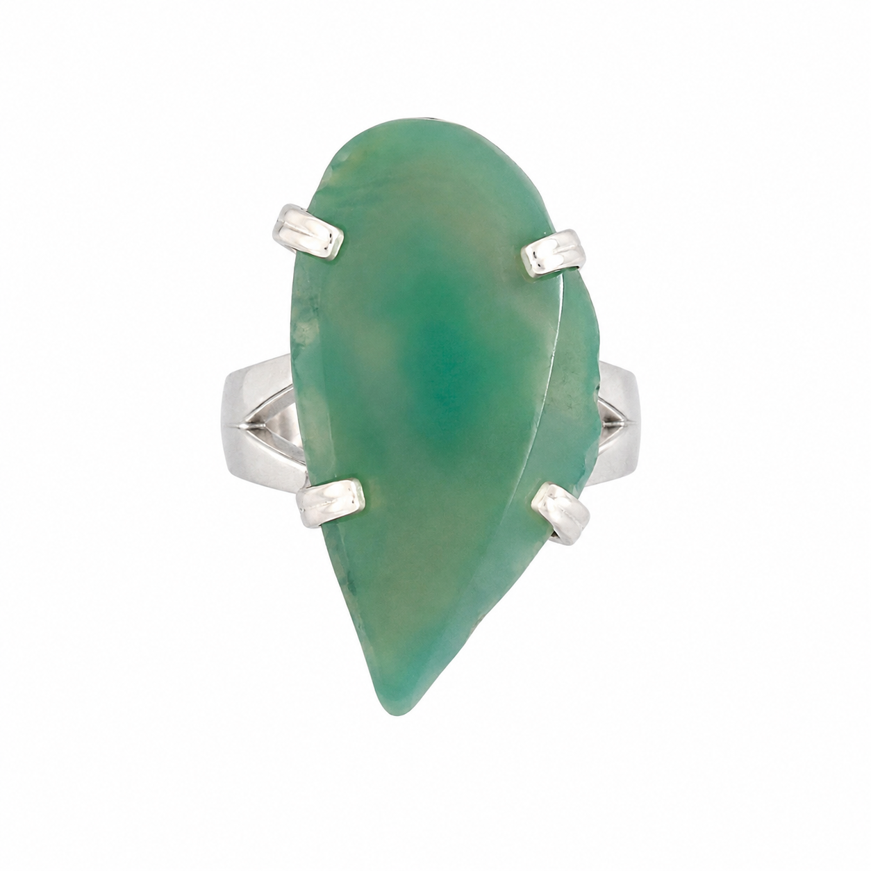 Anillo Ágata - Verde Agua 02