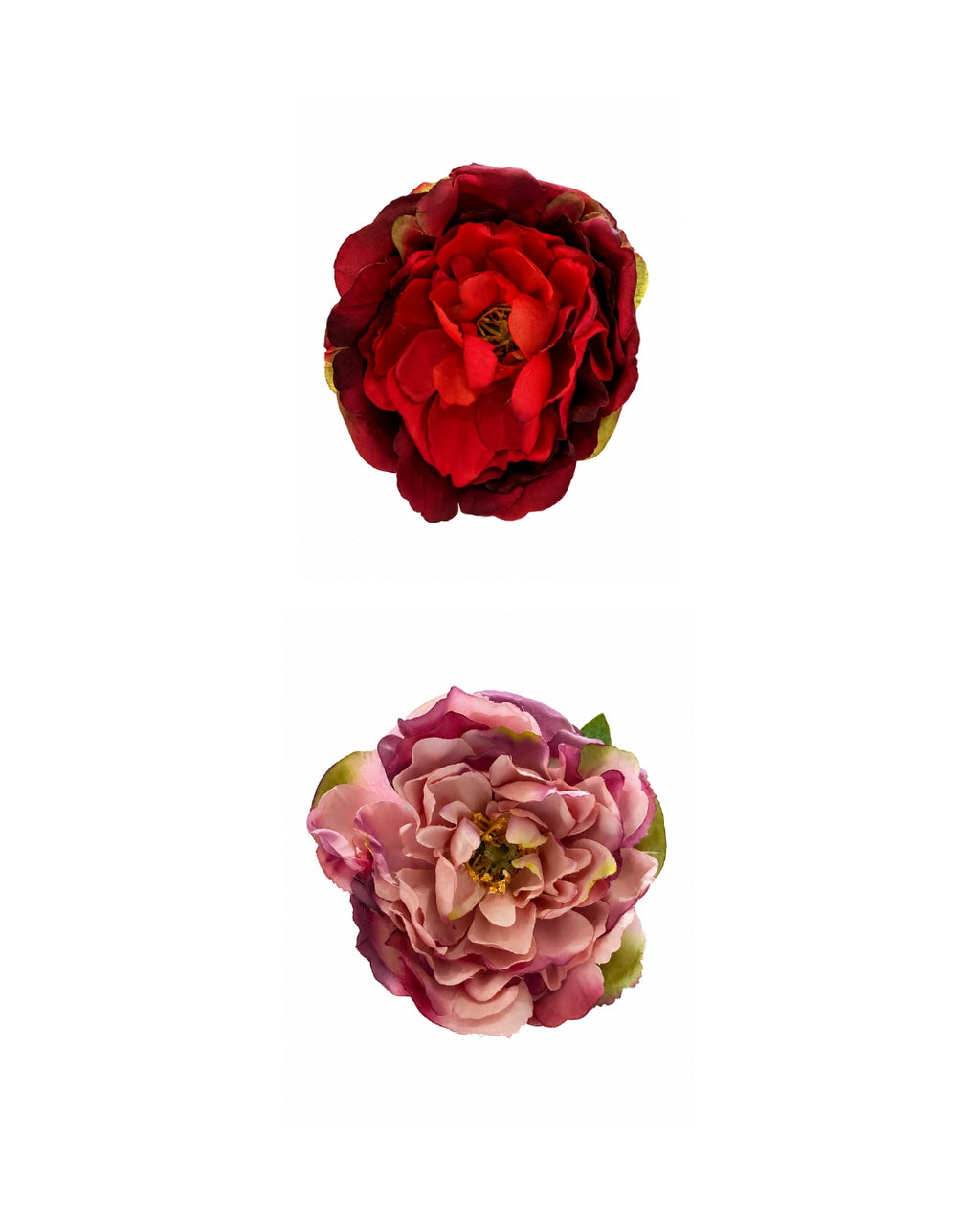 Flor de dália multiusos (para o cabelo ou pregadeira) em várias cores.