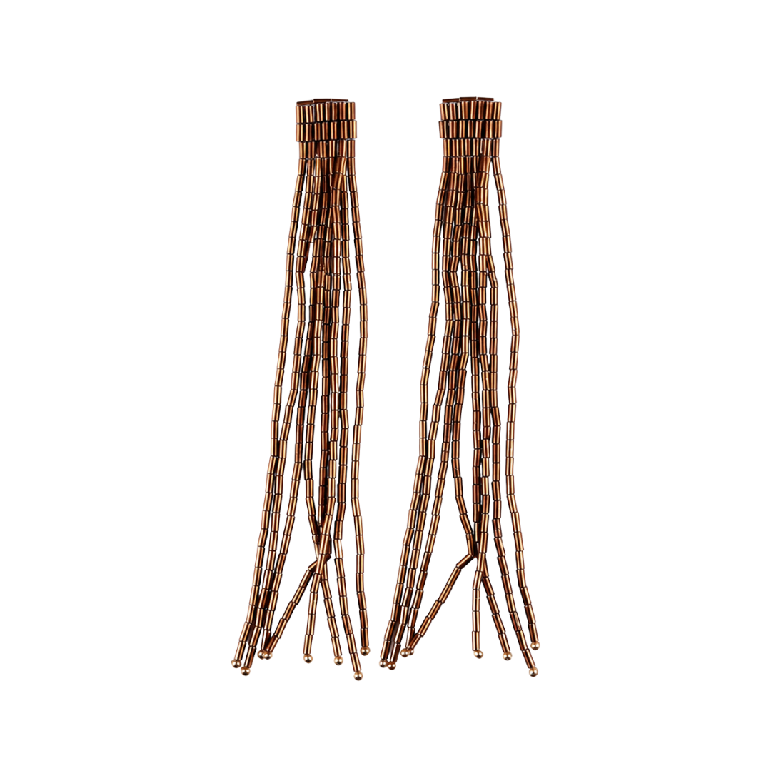 Pendientes Cascada Ocre