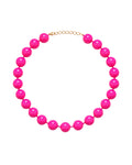 Collar de Bolas - Rosa Fucsia