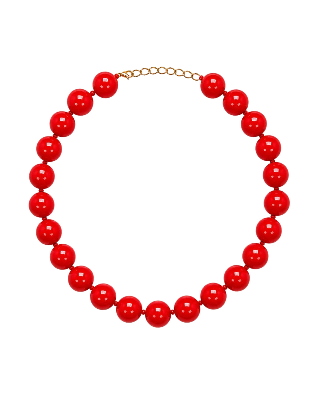Collar de Bolas - Rojo
