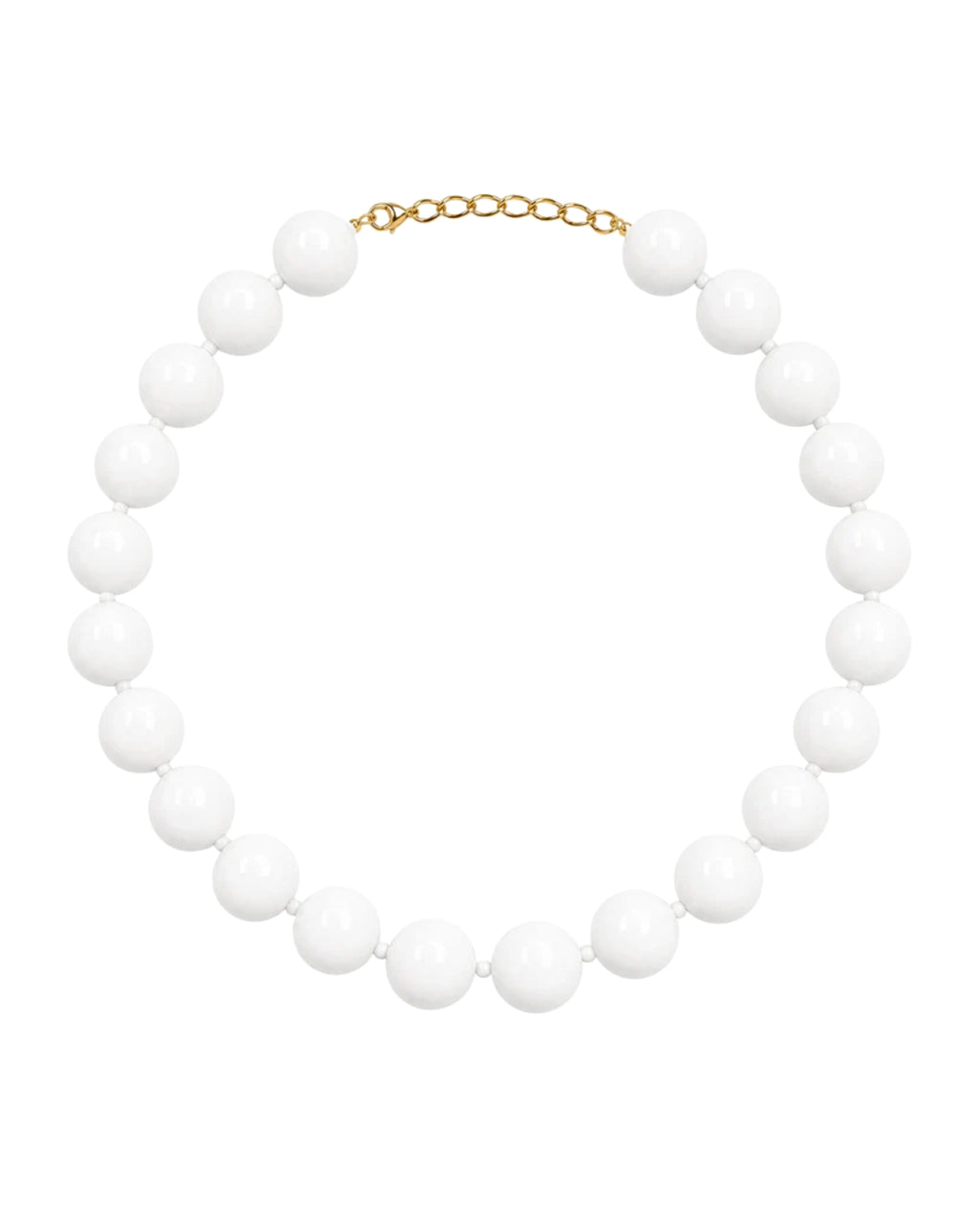 Collar de Bolas - Blanco