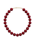 Collar de Bolas - Granate