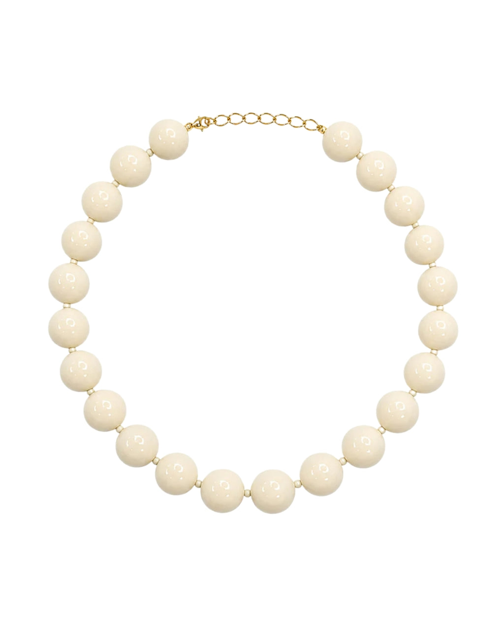Collar de Bolas - Blanco Roto