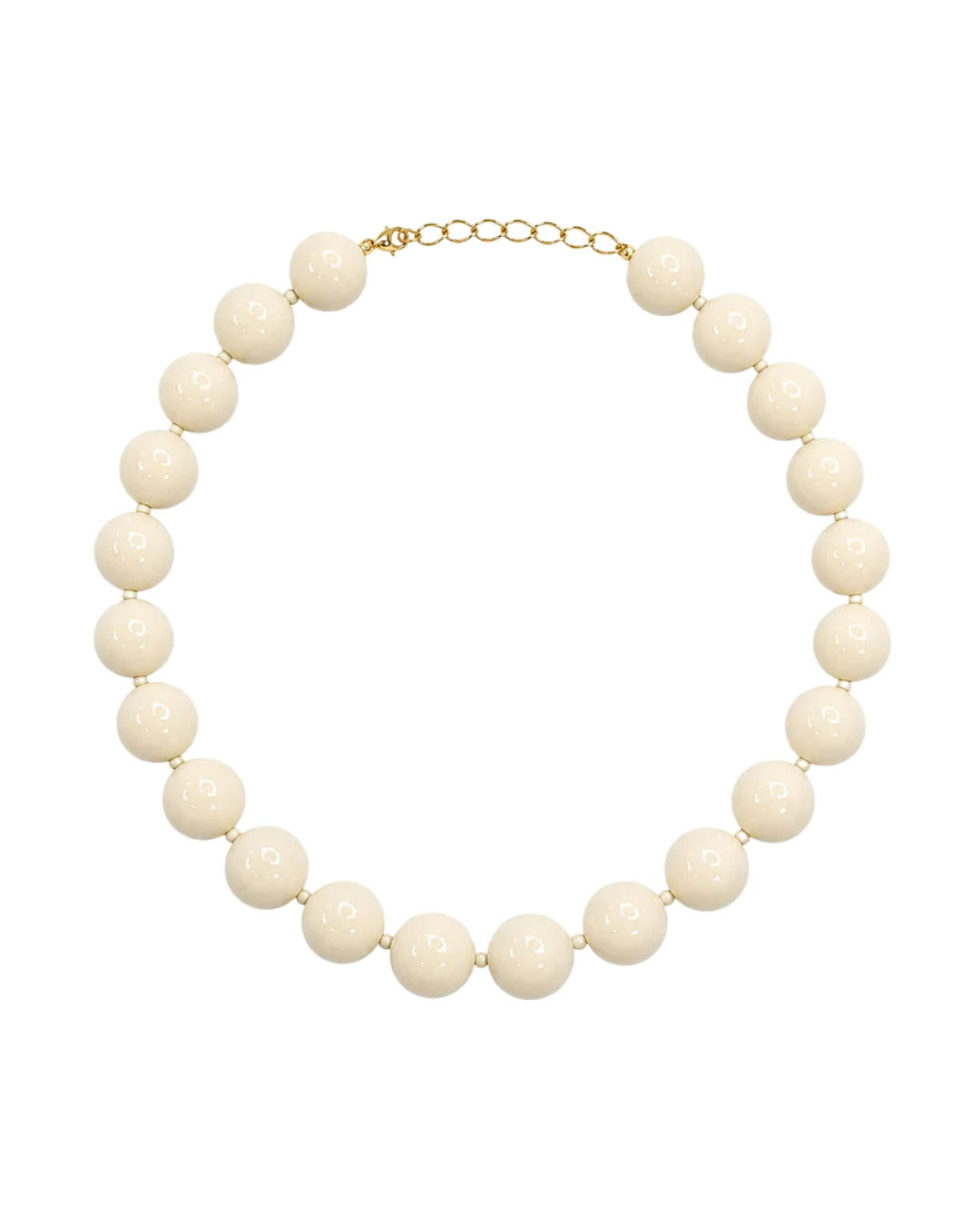 Collar de Bolas - Blanco Roto