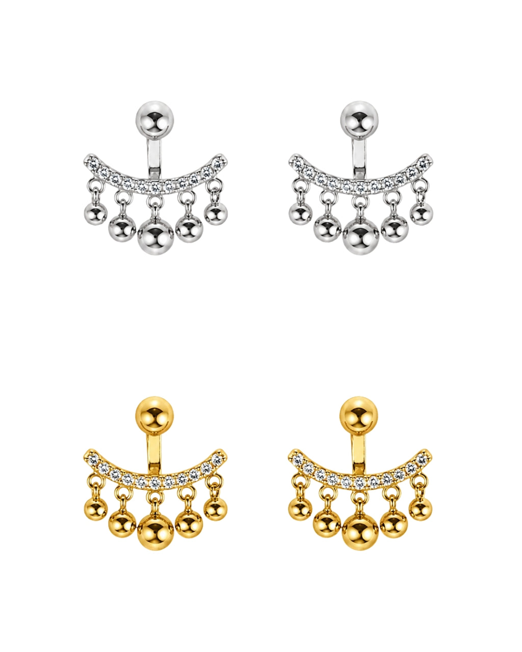 Pendientes Eros (gold y silver)