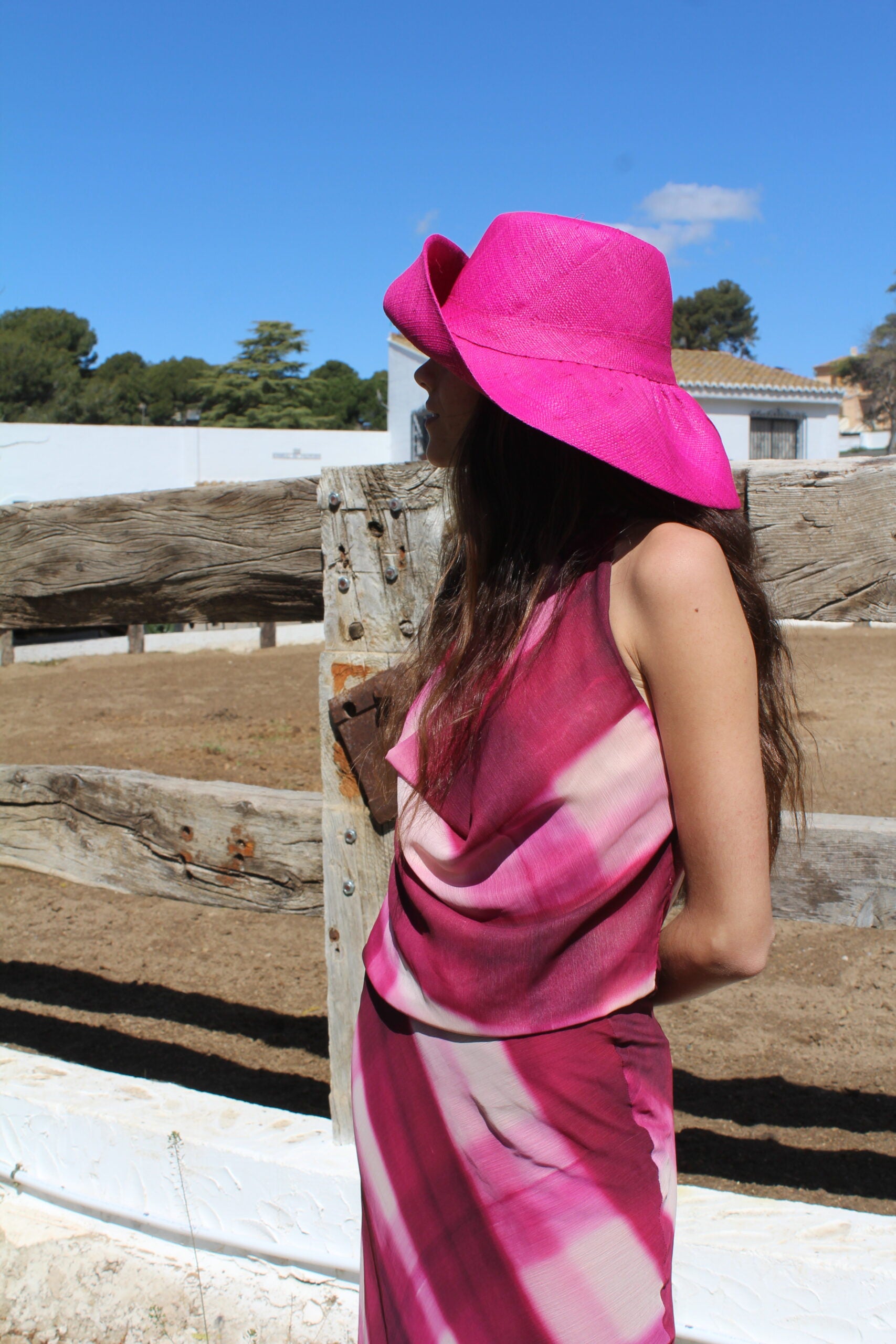 Sombrero Riviera Rosa Fucsia